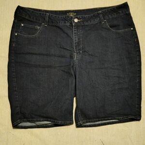 Riders by Lee Dark Denim Shorts